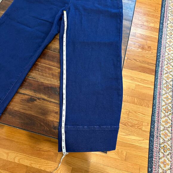 Universal Standard Carrie High Rise Wide Leg Jeans in Dark Indigo size M/18-20 - Picture 13 of 15